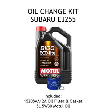 MOTUL - Oil Change Kit for Subaru EJ255 (2016-2014 WRX / 2014-2013 Forester XT / 2004-2012 Spec.B Legacy & Outback GT)